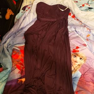 Chiffon bridesmaid dress